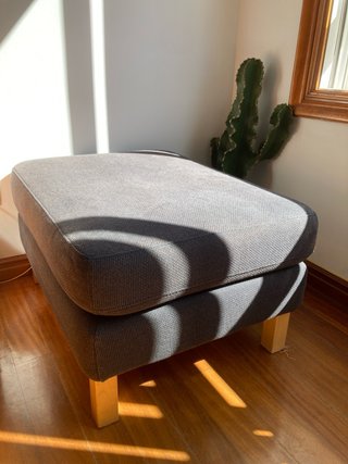 Puff IKEA SALTSJÖBADEN Reposapiés Negro