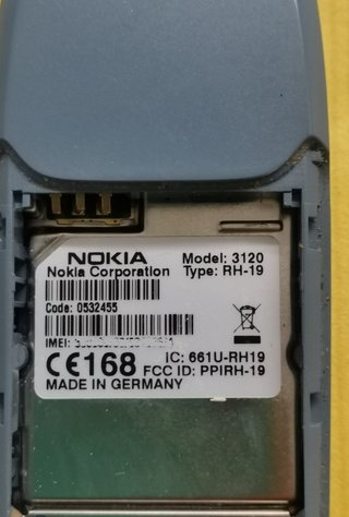 Teléfono Móvil Nokia 3120