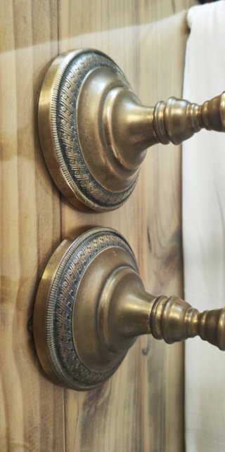 Candelabros Bronce Principios Siglo XX (2)