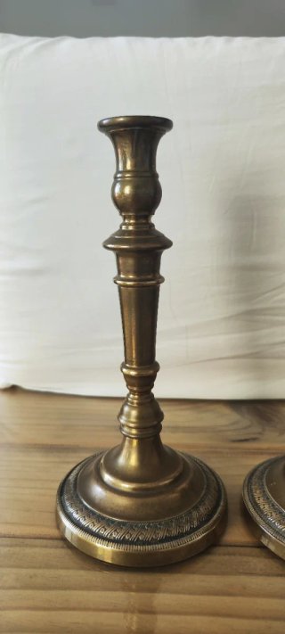 Candelabros Bronce Principios Siglo XX (2)