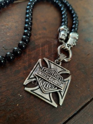 Collana Harley Davidson con teschio