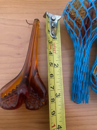 Abalorio cristal ámbar