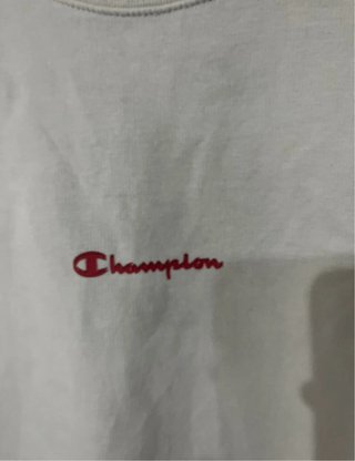 Felpa Champion grigia con logo