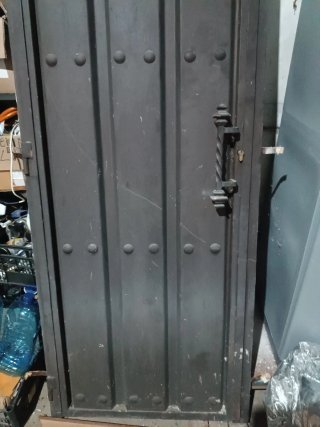 Puerta de hierro forjado 206+77.5