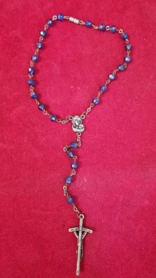 Collana per Bambini Rosario Madonna e Crocifisso