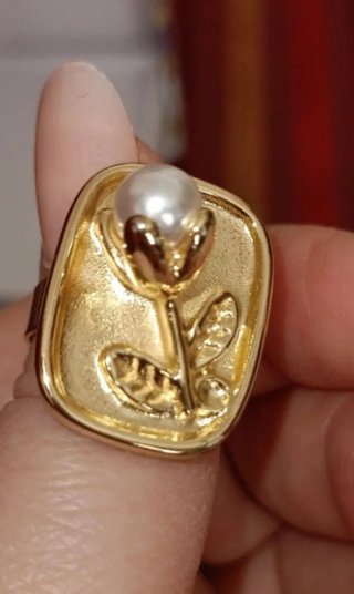 Anello con Zirconi Gialli e Bianchi
