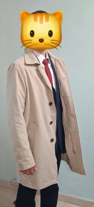 Gabardina Beige Talla S
