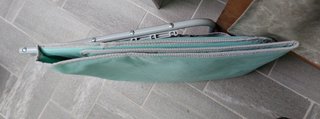 Sdraiette prendisole azzurra con cuscino