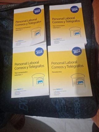 Libros preparación oposiciones Correos 2024