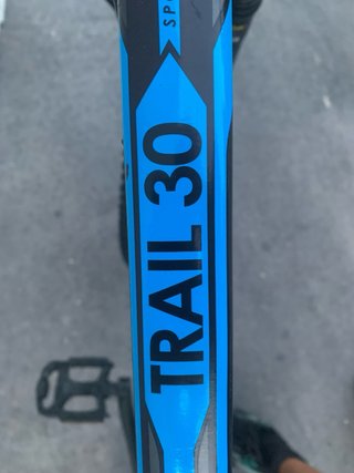 Bicicleta Mitical Negra y Azul