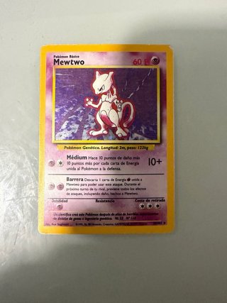 Mewtwo Holo Base Set PL/LP