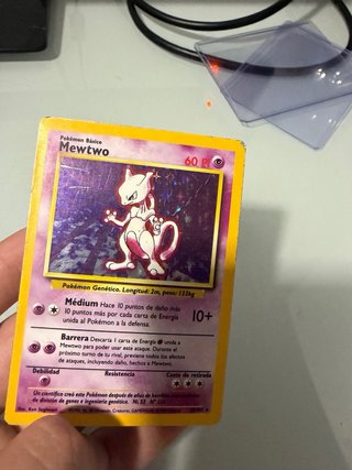 Mewtwo Holo Base Set PL/LP