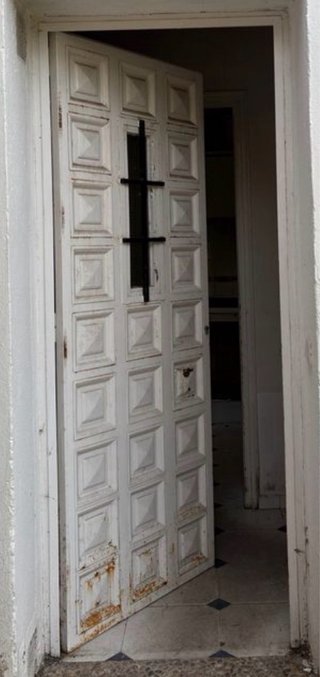 Puerta de hierro para entrada peatonal