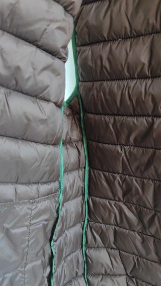Chaleco verde acolchado talla M