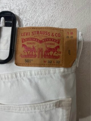 Jeans Levi's 501 Uomo Bianchi