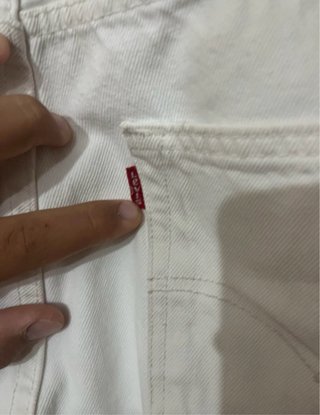 Jeans Levi's 501 Uomo Bianchi