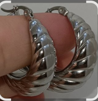 Set Orecchini Cerchio Dorati