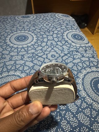 Reloj Exactime Hombre Marrón/Plateado