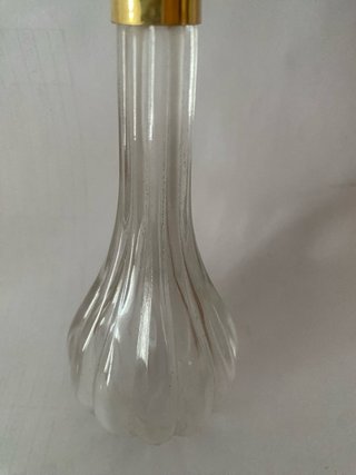 Abalorio de cristal transparente