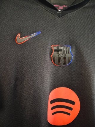 Camiseta FC Barcelona Niño Negra Oficial Nike