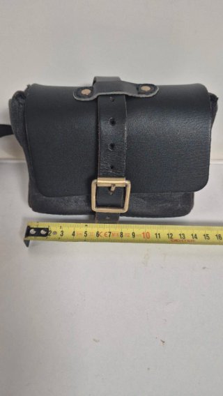 Bolsa Porta Candado Cuero Negro Trip Machine