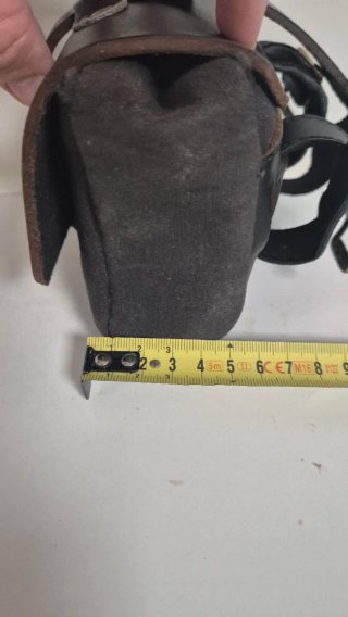 Bolsa Porta Candado Cuero Negro Trip Machine