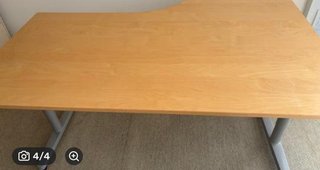 Mesa de despacho madera y metal