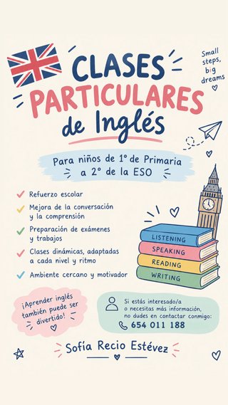 Clases particulares de inglés en Córdoba.