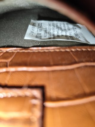 Bolso monedero marrón