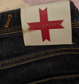 Jeans corti ZUELEMENT blu Tg 30 Lunghezza 47 cm