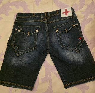 Jeans corti ZUELEMENT blu Tg 30 Lunghezza 47 cm