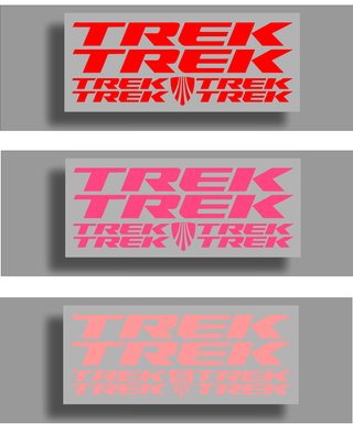 Pegatinas adhesivo para bicicleta TREK