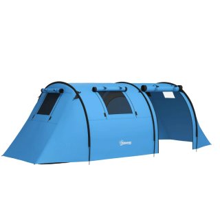 Tienda de campaña azul 3 personas