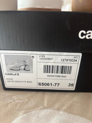Zapatos de novia Camila  Talla 39