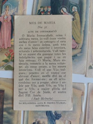 Lote de Estampas Religiosas - La Milagrosa
