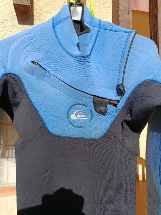 Neopreno Quiksilver Azul y Negro  3'4 mm TallaM