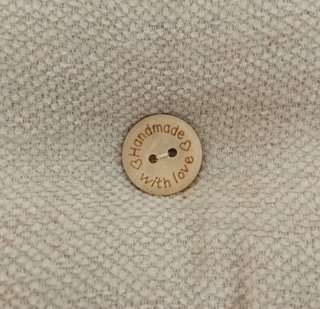 Banqueta tapizada beige