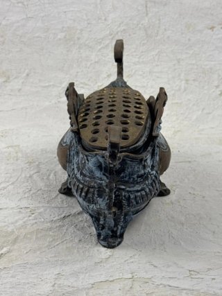 Centro de Mesa Jardinera Bronce Antiguo