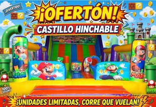 Todo tipo de Hinchables y barredoras OFERTONES