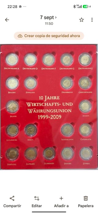 Colección monedas 2€