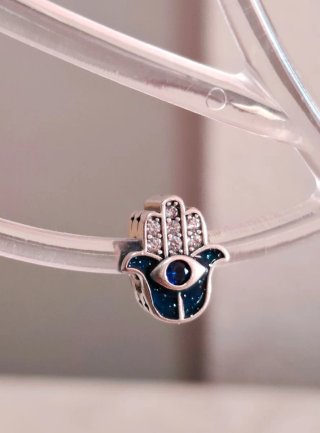 Charm Mano de Fátima Ojo Azul