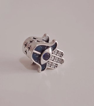Charm Mano de Fátima Ojo Azul