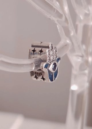 Charm Mano de Fátima Ojo Azul