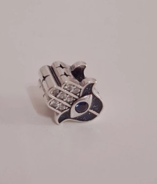Charm Mano de Fátima Ojo Azul