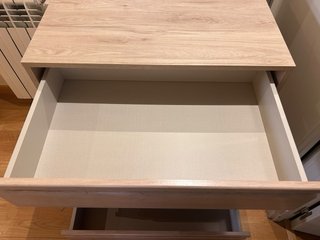 Cajonera para armario empotrado beige