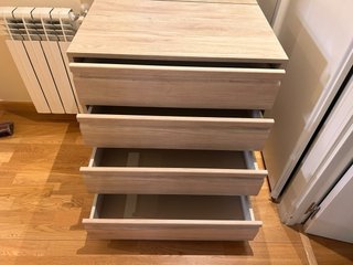 Cajonera para armario empotrado beige