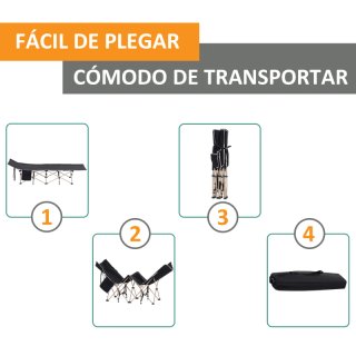 Cama de camping plegable