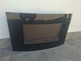 Chimenea Eléctrica Cecotec Negra