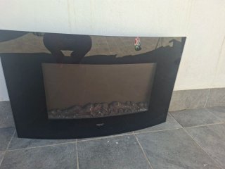 Chimenea Eléctrica Cecotec Negra