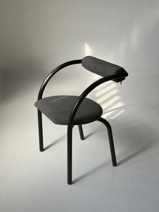 Silla postmoderna danesa Xcol 1980 vintage